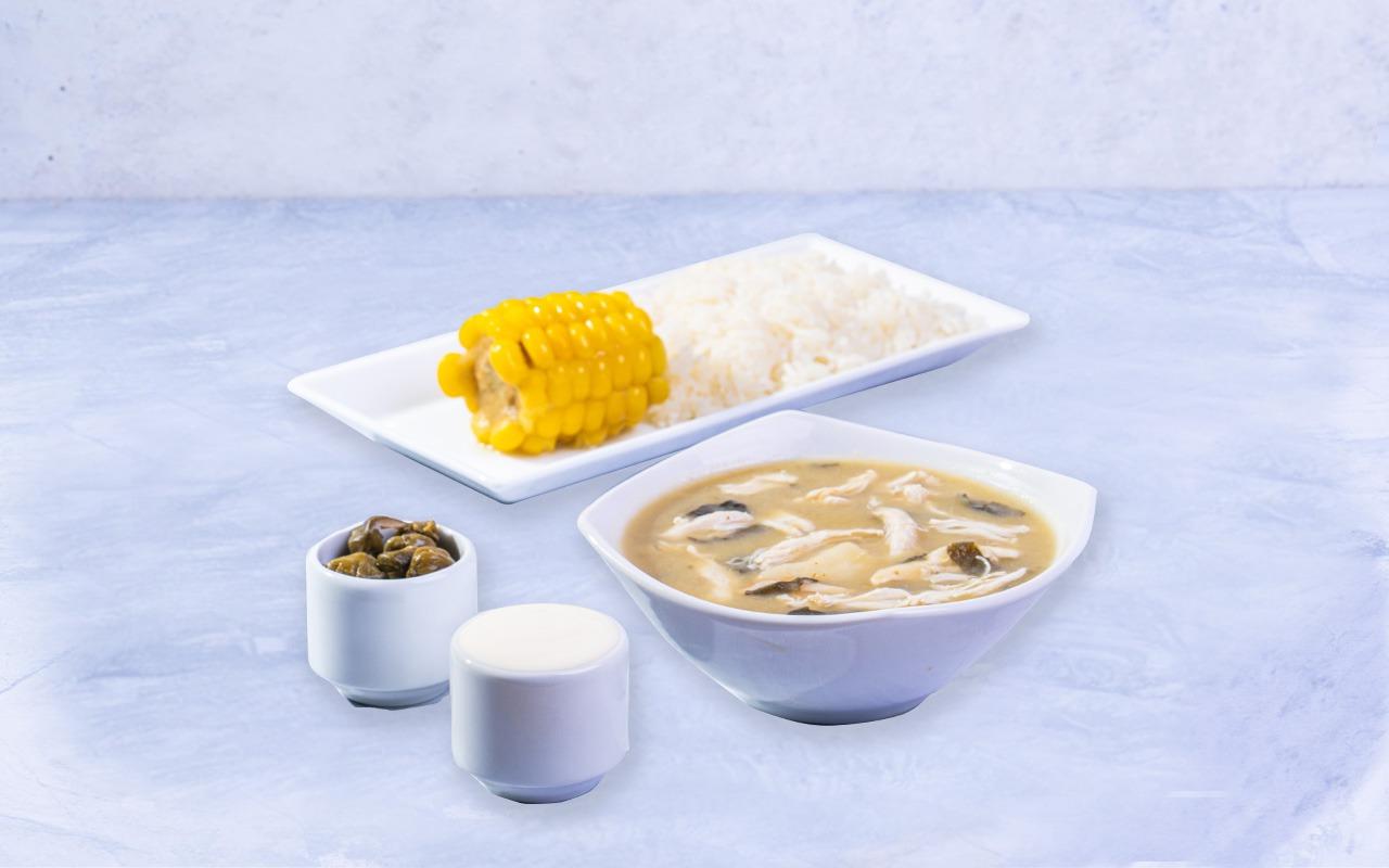 Medio Ajiaco con Pollo