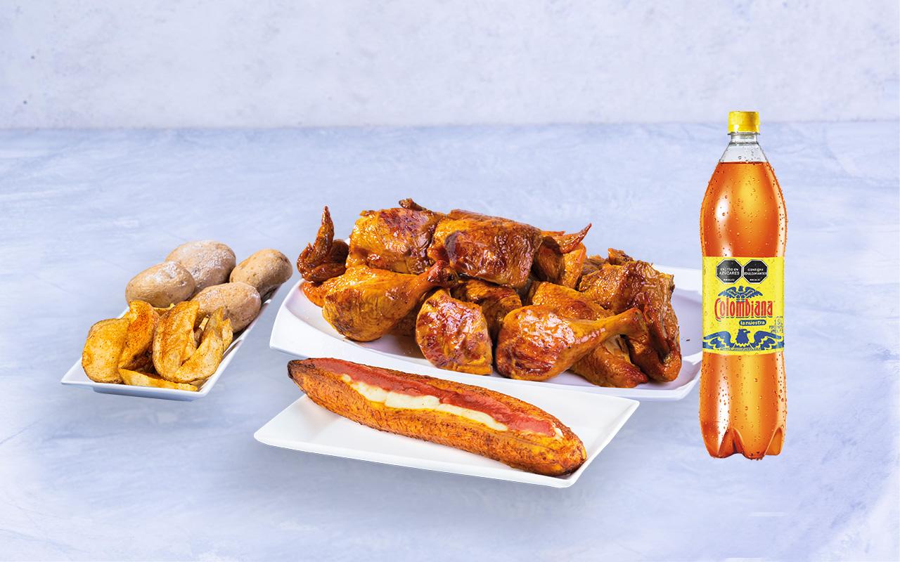 Combo de Pollo y Medio Asado