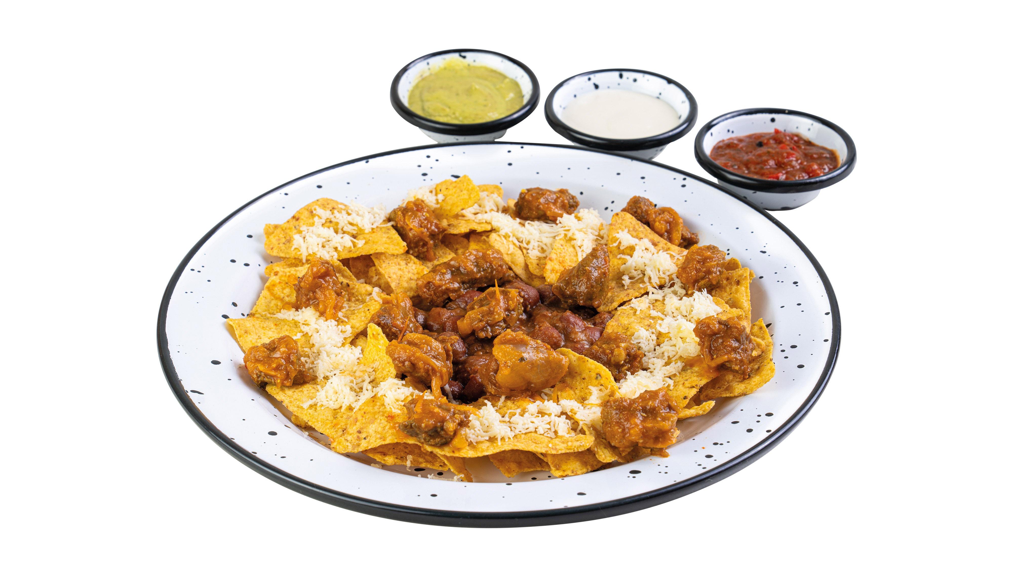 Nachos con Sobrebarriga