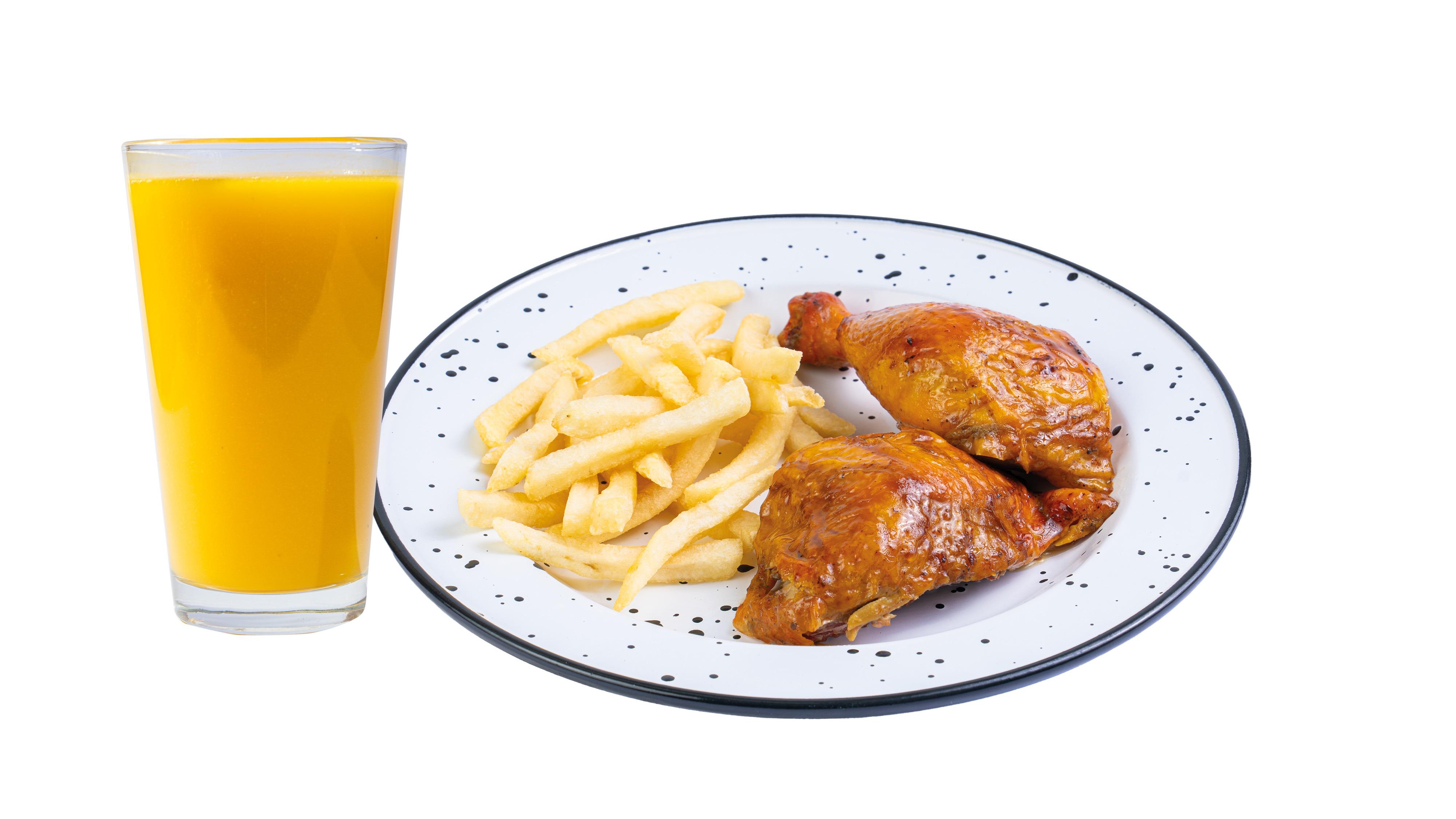 Menu Infantil Pollo Asado Solo