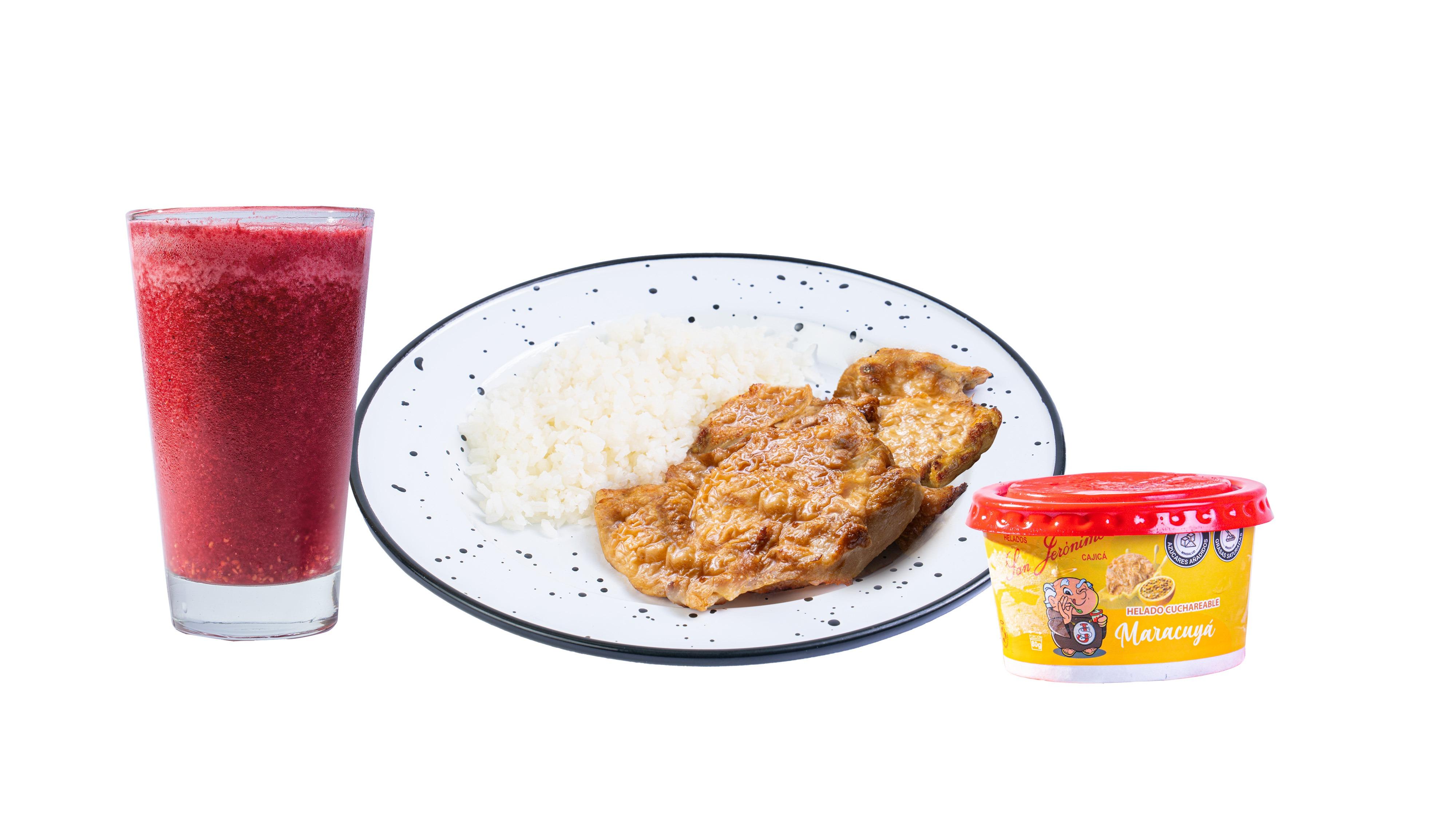 Menu Infantil Pollo Grille con Helado