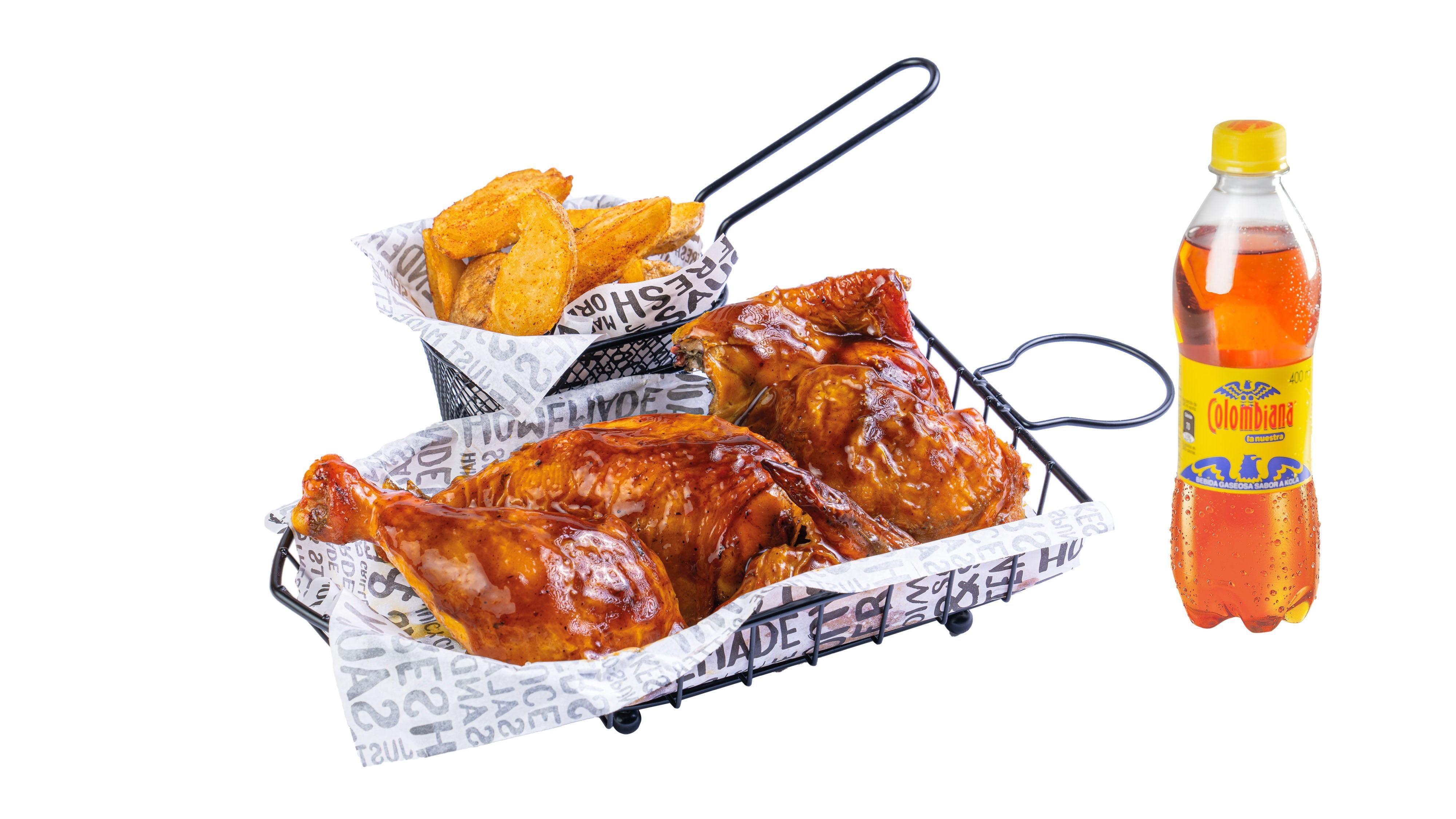 Combo Medio Pollo Explosión Bbq