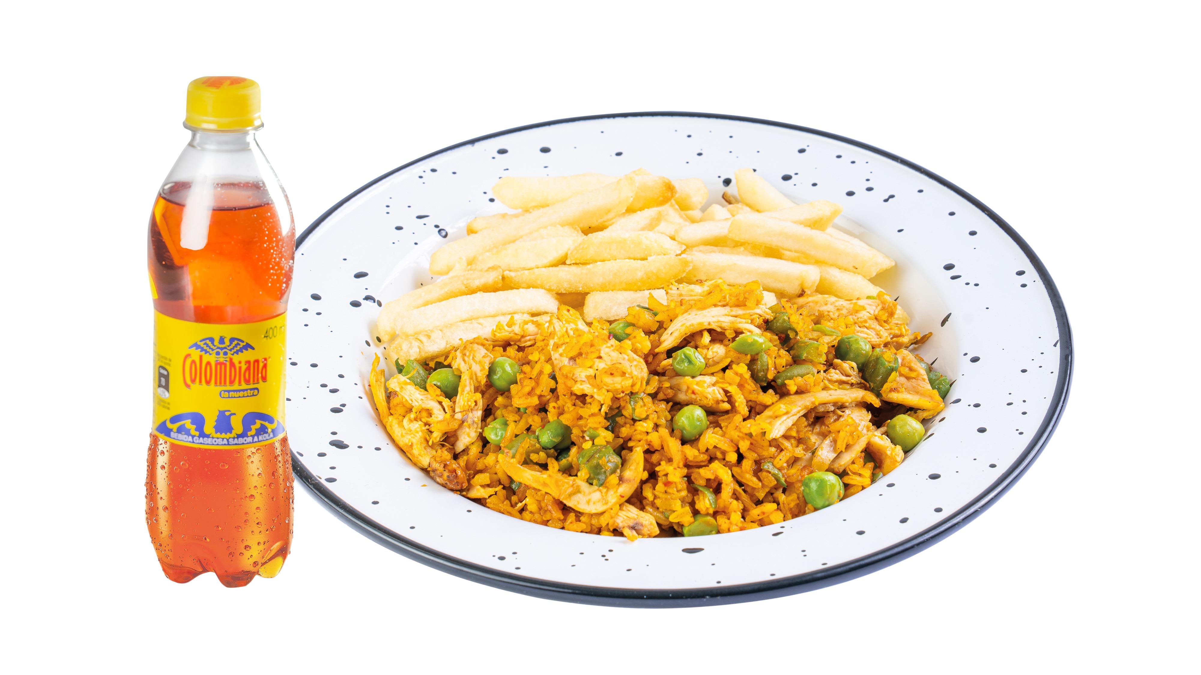 Combo Arroz con Pollo Mediano