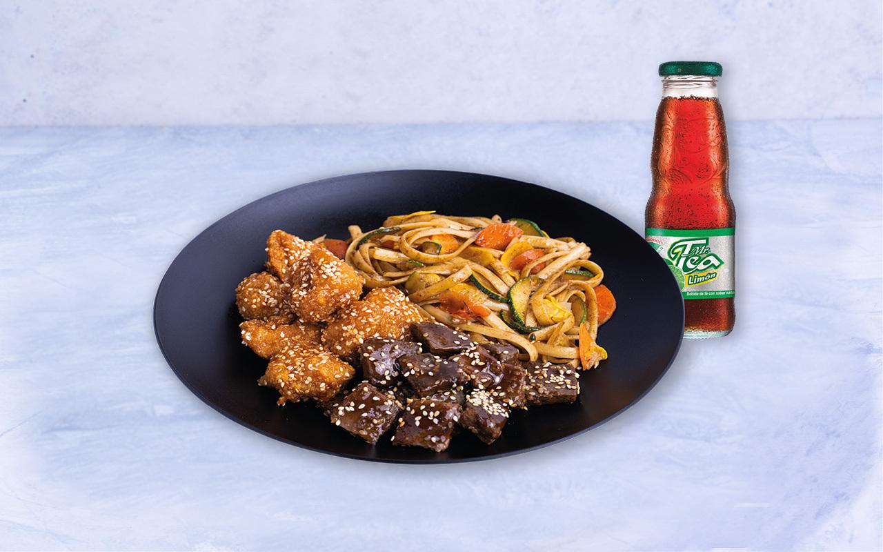 Combo Wok Box Crocantes + Carne Teriyaki
