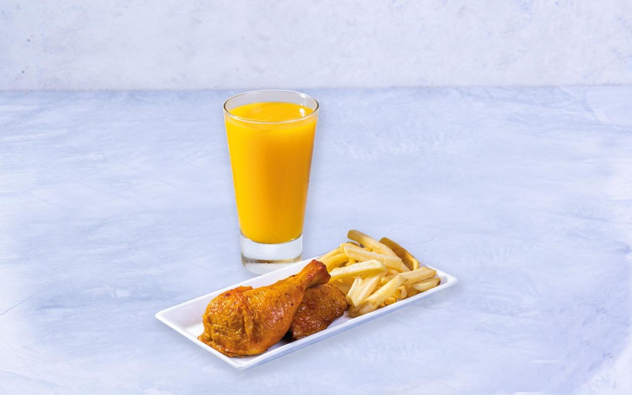 Menu Infantil Pollo Asado Solo