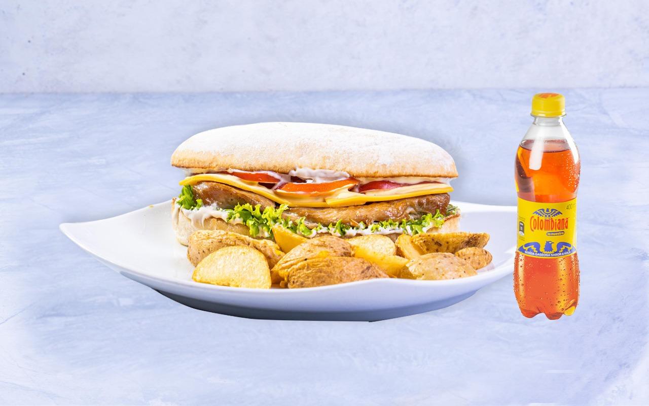 Combo Sanduche de Pollo a la Parrilla
