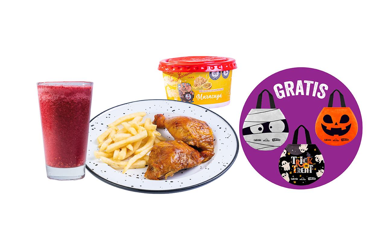 Menú Infantil con Helado