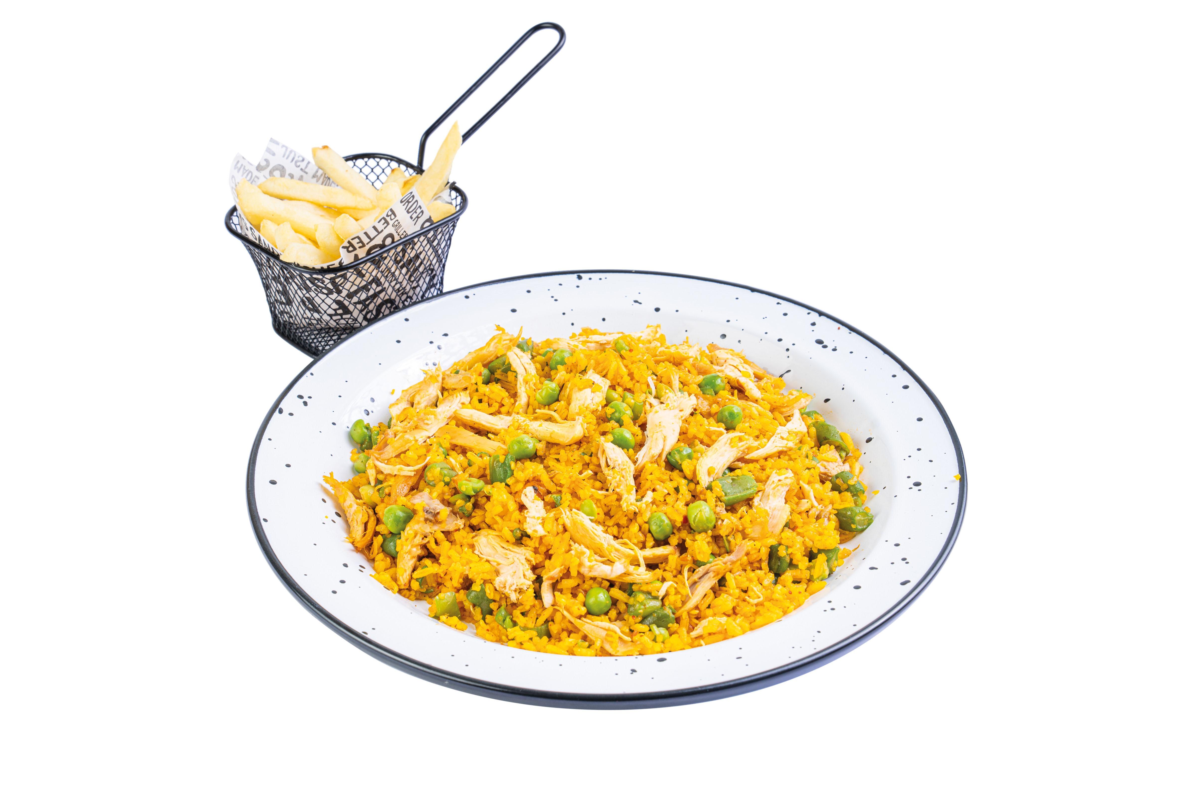 Medio Arroz con Pollo